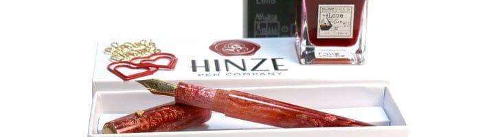Hinze x Tono & Lims Love Potion No. 25 Boxed Set Ink and Fountain Pens
