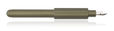 Monteverde Axis Fountain Pens in Matte Olive