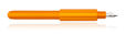Monteverde Axis Fountain Pens in Matte Orange