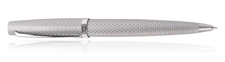 Silver Guilloche Diplomat Viper Ballpoint Pens