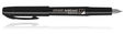 Platinum Preppy Black Special Edition Fountain Pens in White Logo