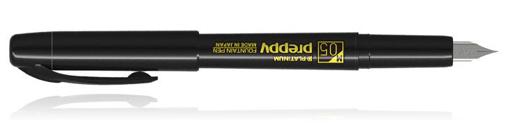 Yellow Logo Platinum Preppy Black Special Edition Fountain Pens
