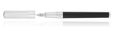 S.T. Dupont Initial Collection Fountain Pens in Duo Tone/Chrome