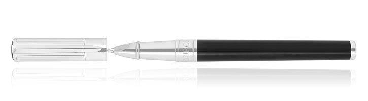 DUO TONE/CHROME S.T. Dupont Initial Collection Rollerball Pens