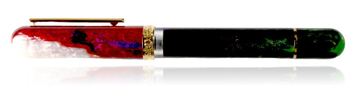 Nahvalur (Narwhal) x Van Diemans Poison Apple Ink and Fountain Pens