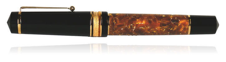Delta DV Original Midsize Exclusive Amber Fountain Pens