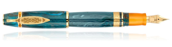 Delta 14kt Gold Nib Indigenous Peoples Bajau Lim.Edit. Fountain Pens
