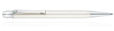 Waldmann Aura Ballpoint Pens in Day Guilloche Silver Matte Platinum Plated