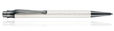 Waldmann Aura Ballpoint Pens in Night Guilloche Silver Matte