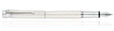 Waldmann Aura Fountain Pens in Day Guilloche Silver Matte Platinum Plated