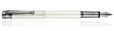 Waldmann Aura Fountain Pens in Night Guilloche Silver Matte