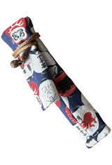 Deep Blue Daruma Kyoku haku Single Sleeve Pen Carrying Cases