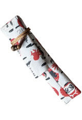 Rice White Daruma Kyoku haku Single Sleeve Pen Carrying Cases