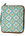 Kyoku haku Zippered 10 Pen Carrying Cases in Begonia Flowers Brown