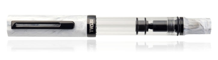 Carrara w/Onyx TWSBI ECO Mixed Resin Fountain Pens
