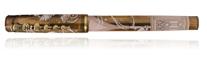 Ferris Wheel Press x Harry Potter Patronus Set: Inkpot + Resin Masque Fountain Pens