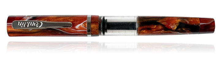 Conklin Word Gauge Flames of the Abyss Fountain Pens