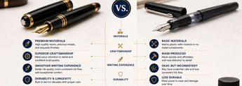 Expensive vs Cheap Fountain Pens image