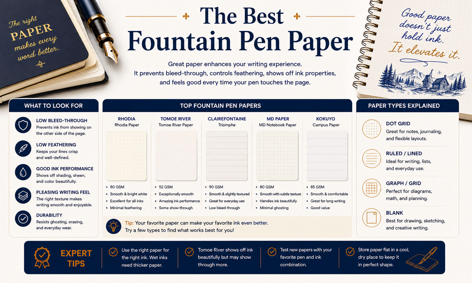 Best Fountain Pen Paper image