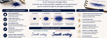Why Does Fountain Pen Ink Feather? image