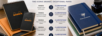 Rhodia vs Clairefontaine Paper for Fountain Pens image