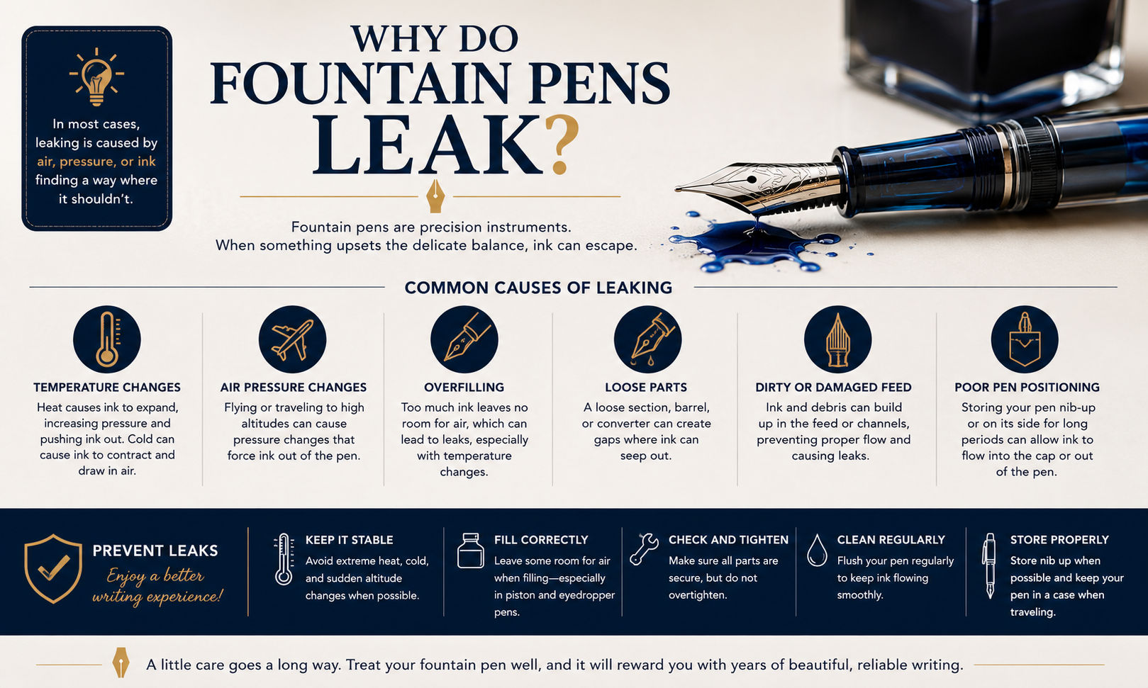 Why Do Fountain Pens Leak? image