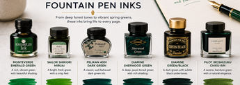Best Green Fountain Pen Inks image