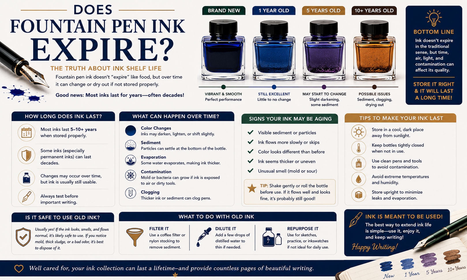 Does Fountain Pen Ink Expire? image