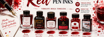 Best Red Fountain Pen Inks image