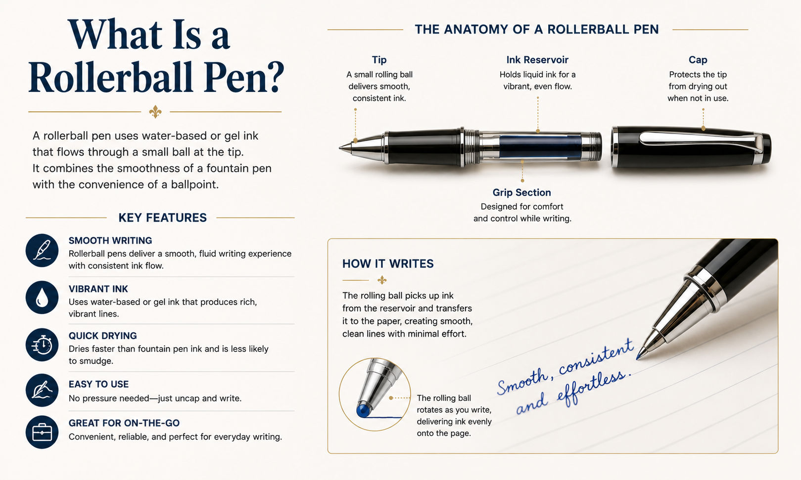 What Is a Rollerball Pen? image