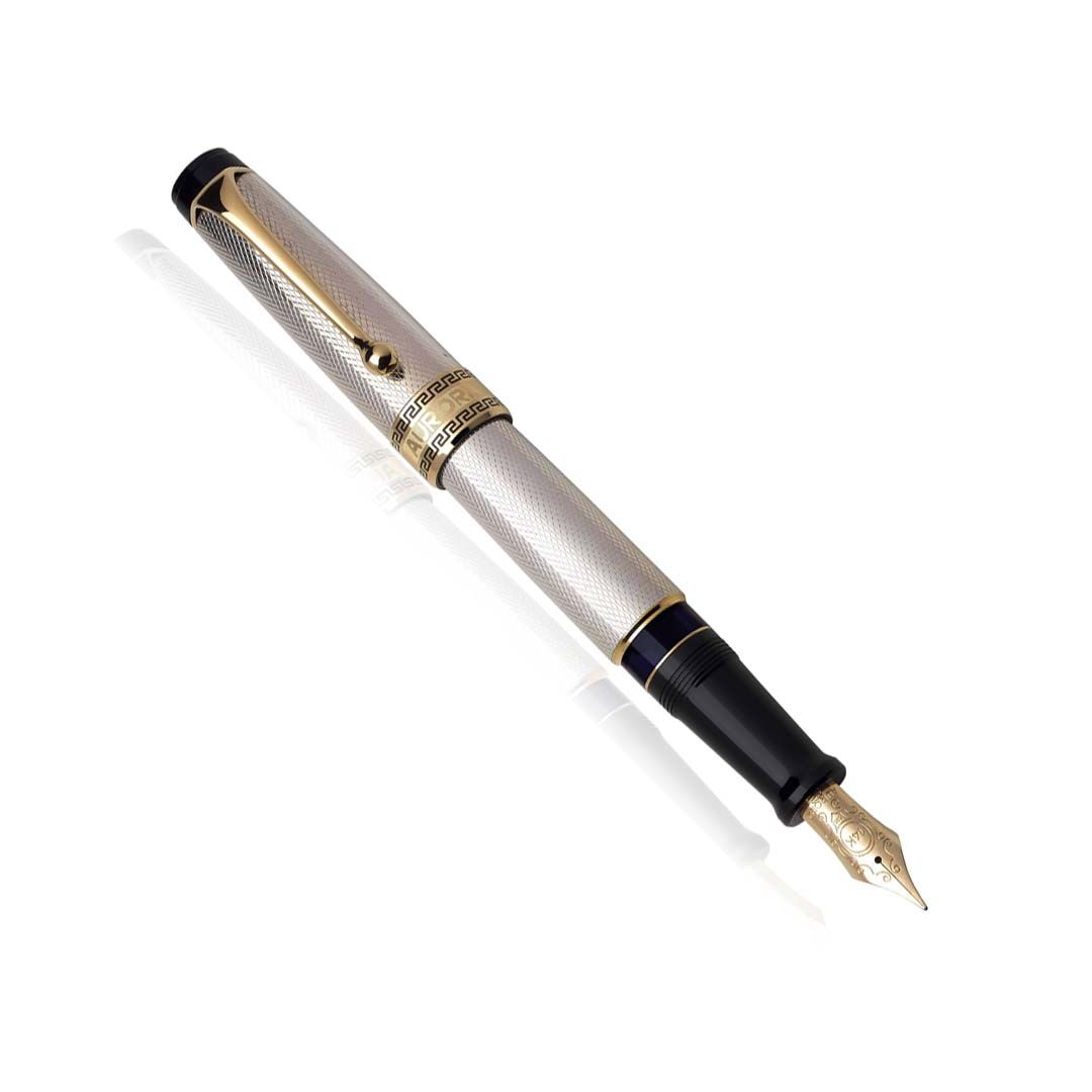 Aurora Optima Silver Collection Fountain Pens