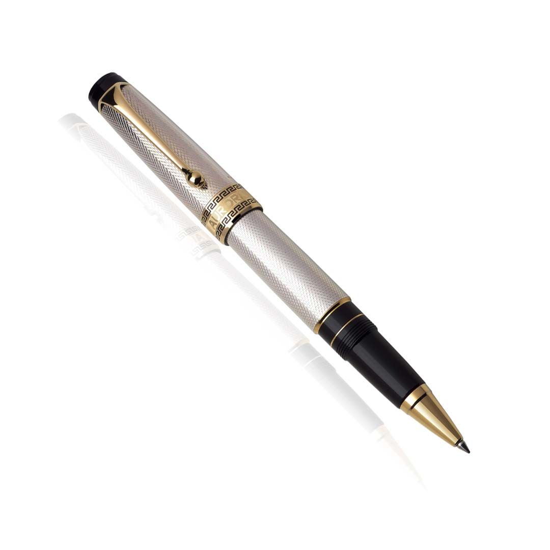Aurora Optima Silver Collection Rollerball Pens