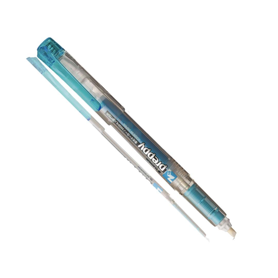 Platinum Preppy Refillable Highlighter - Blue — Enigma Stationery