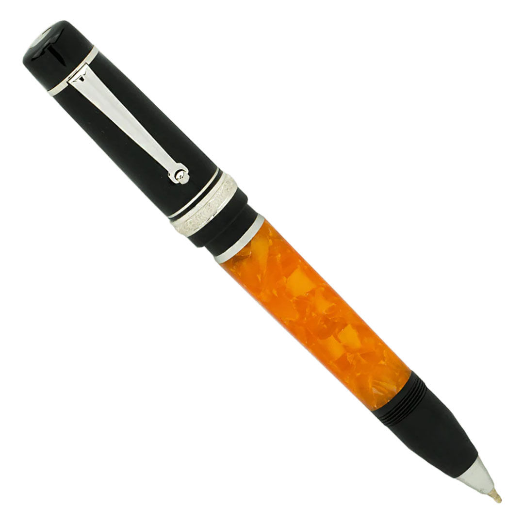 Stylo Roller Delta Douè - Acier Et Bordeaux - Fabriqué En Italie - Neuf