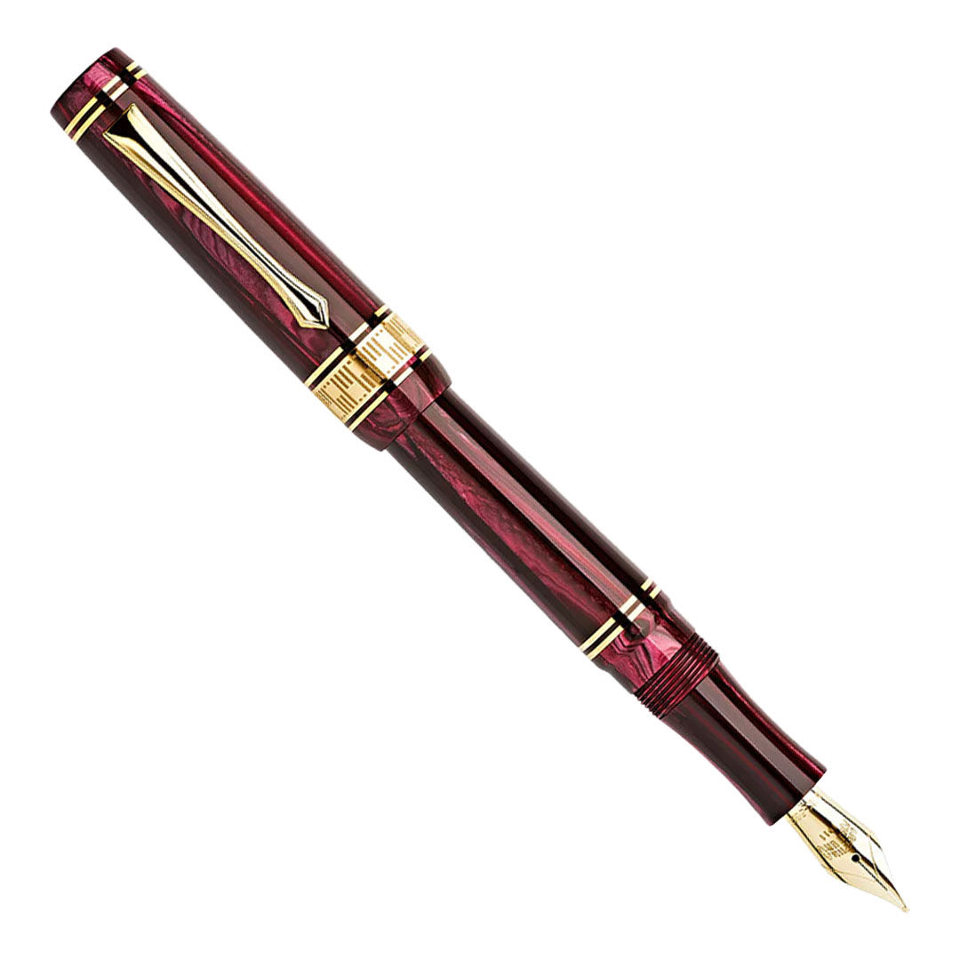 Nettuno Superba Ruby Limited Edition Celluloid Fountain Pens