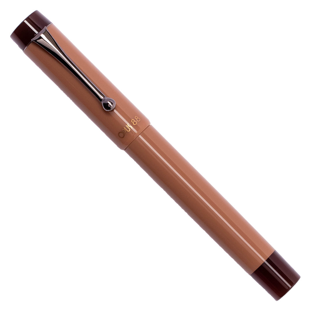Opus 88 2025 Demo PVD Mocha Mousse Fountain Pens