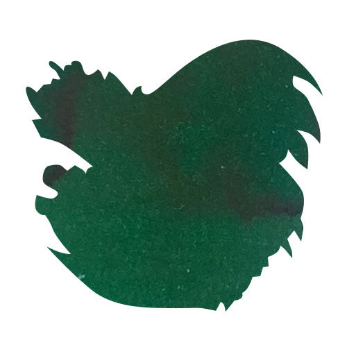 Pilot Iroshizuku Bottled Ink(50ml) Fountain Pen Ink color swatch in Shin-ryoku (Forest Green)