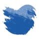 Monteverde Bottled Ink(90ml) Fountain Pen Ink color swatch in Malibu Blue