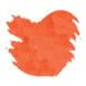 Monteverde Bottled Ink(90ml) Fountain Pen Ink color swatch in Mandarin Orange