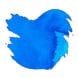 Diamine Bottled Ink(80ml) Fountain Pen Ink color swatch in Aqua Blue
