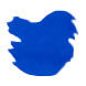 Diamine Bottled Ink(80ml) Fountain Pen Ink color swatch in Florida Blue