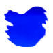 Visconti Glass Inkwell 50ml Fountain Pen Ink color swatch in Blue