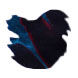 Van Diemans Ink Night Collection (30ml) Fountain Pen Ink color swatch in Blackened Seas (High Sat./Sheening)