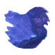 Van Diemans Ink Night Collection (30ml) Fountain Pen Ink color swatch in Twilight Mist (Shimmer / Shading)