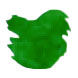Robert Oster Drinks No. 1 Fountain Pen Ink color swatch in Green Lady (Shimmy)