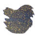 Wearingeul Oscar Wilde Collection sample 4ml Fountain Pen Ink color swatch in The Happy Prince