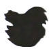 Diamine Forever (50ml) Fountain Pen Ink color swatch in Raven