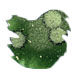 Diamine Black Edition 50ml Fountain Pen Ink color swatch in Pine Needle (Chameleon)