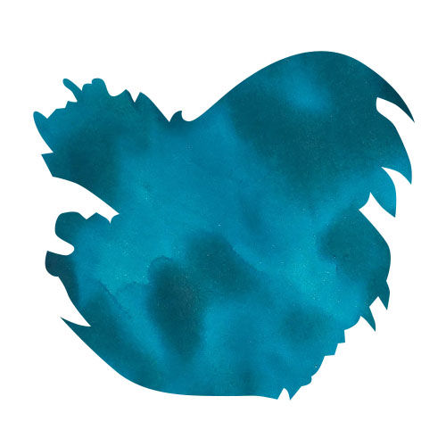 Van Diemans Ink The World Oceans Collection 40ml Fountain Pen Ink color swatch in Southern Patagonia
