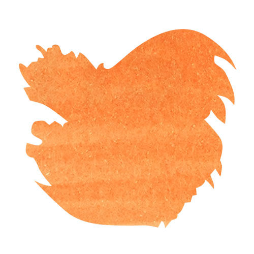 Pilot Iroshizuku Bottled Ink(50ml) Fountain Pen Ink color swatch in Yu-yake (Sunset)